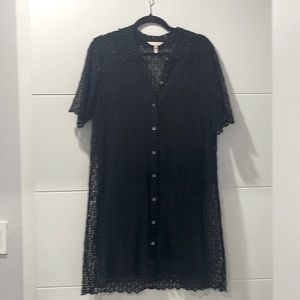 REBECCA TAYLOR Guipure chemise dress/cover up.